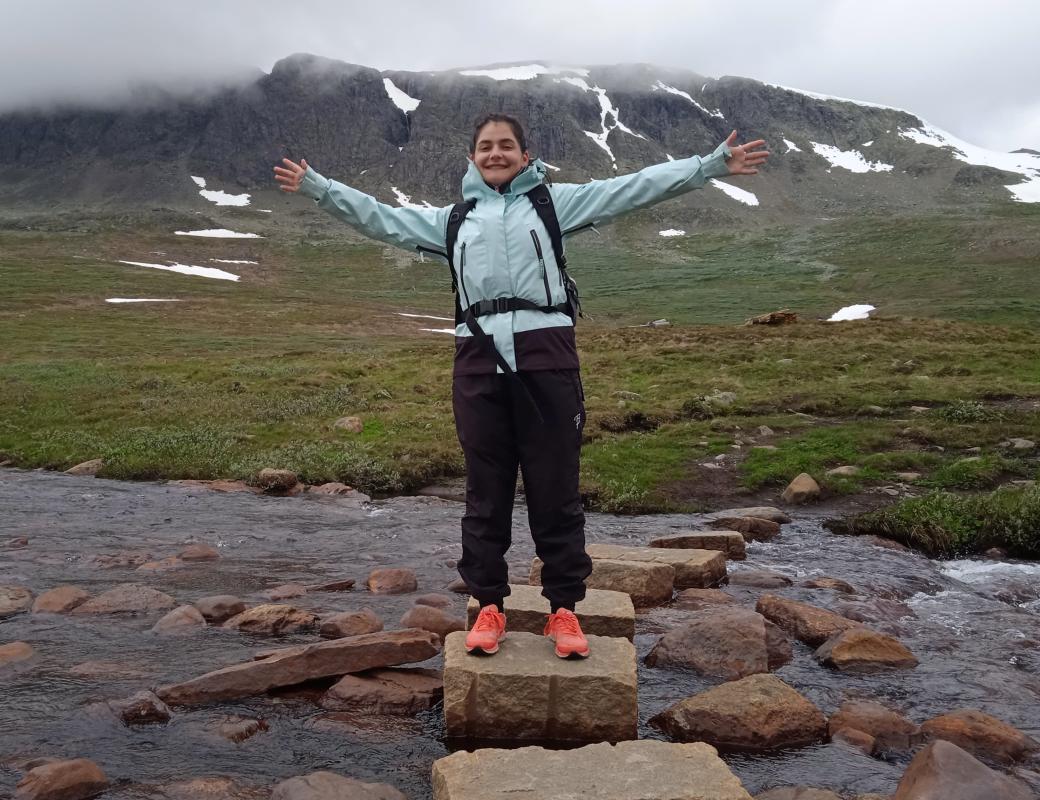 Student interview - Iliana Vasiliki Ntinou - hiking